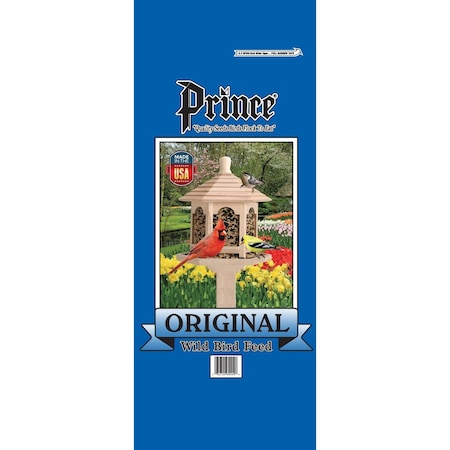 Prince Wild Bird Seed 10 lbs Original Wild Bird Feed Blue Bag, Blue PR395908